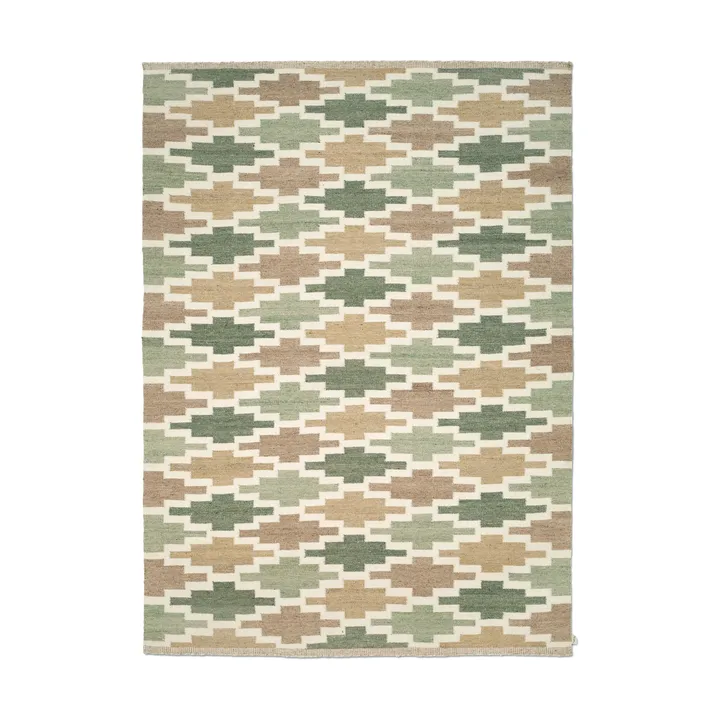 Röllakan Korsnäs matta - Grönbeige, 170x230 cm - Classic Collection