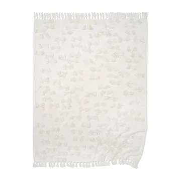 Rope bomullspläd 130x170 cm - White - Classic Collection