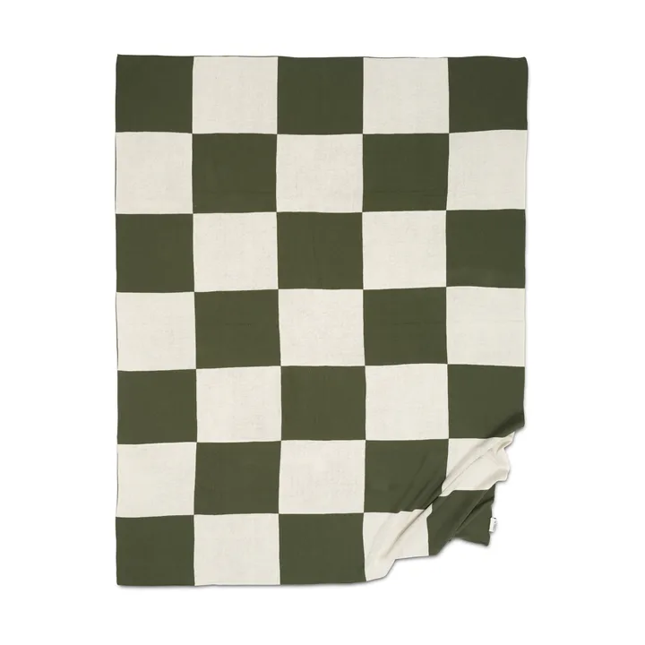 Square pläd 130x170 cm - Grön - Classic Collection