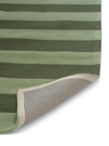 Stripe Boucle matta - Green, 170x230 cm - Classic Collection