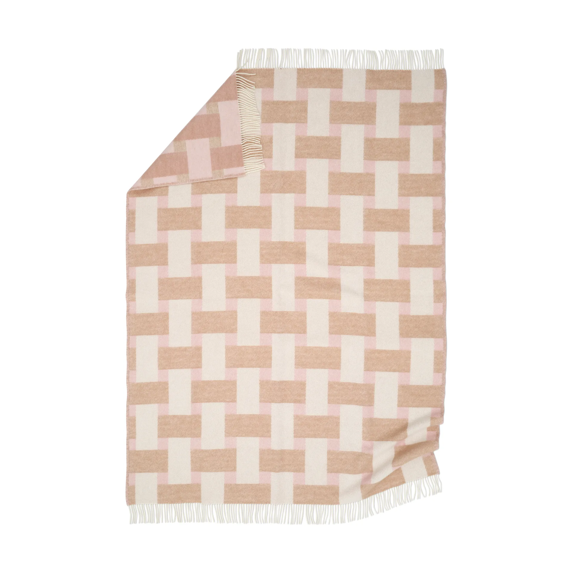 Weave pläd 130x180 cm, Rosa Classic Collection