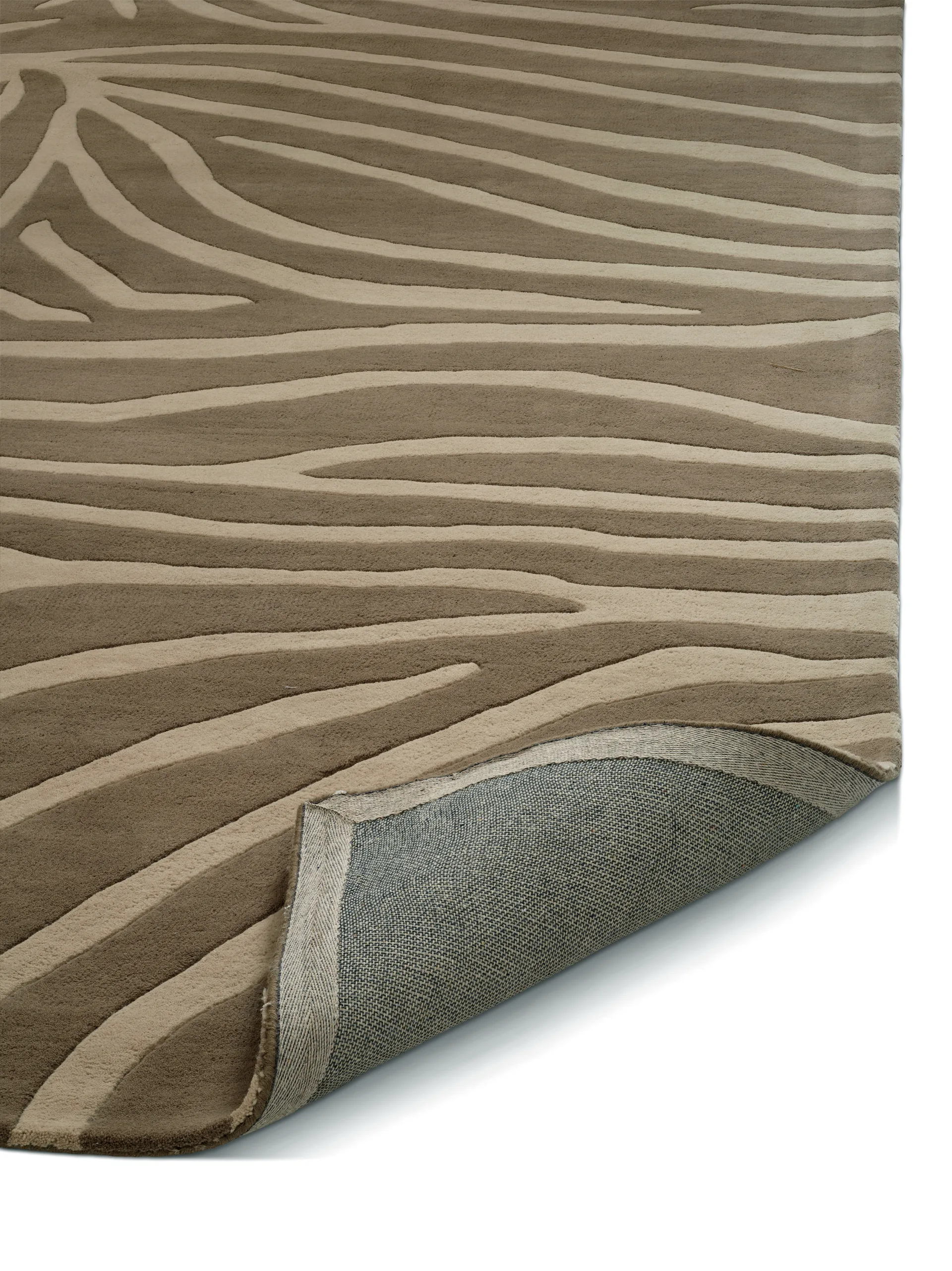 Zebra ullmatta, Brown, 250x350 cm Classic Collection