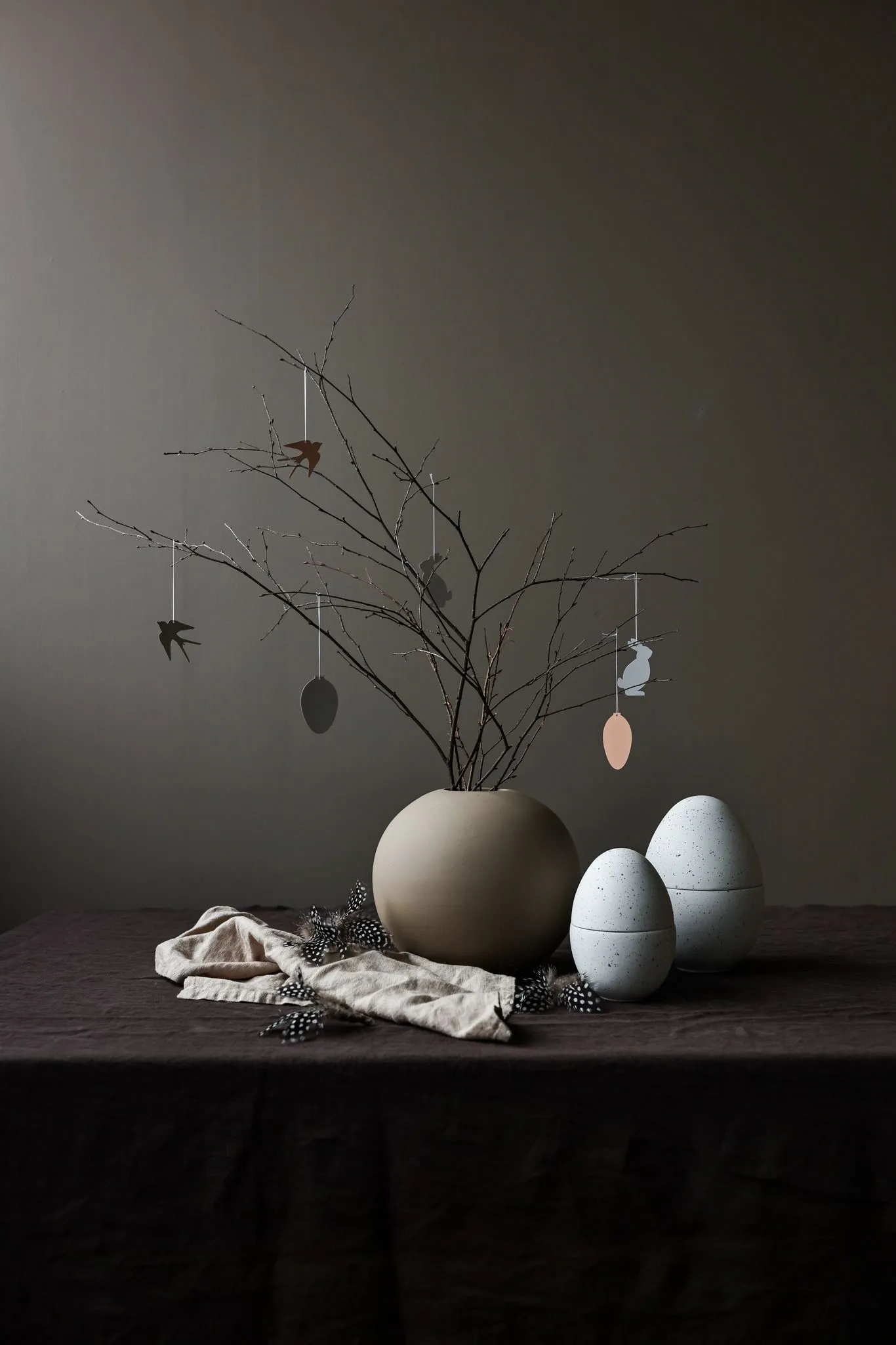 Easter Deco ägg påskdekoration 4-pack, Sand Cooee Design
