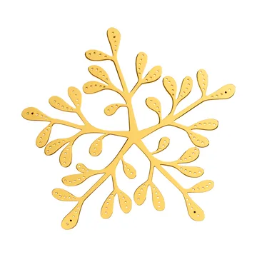 Mistletoe grytunderlägg Ø20 cm - Mässing - Cooee Design