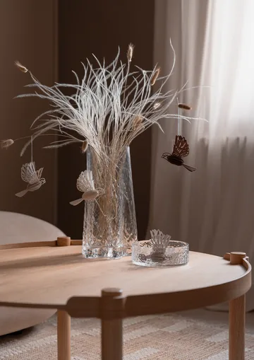 Paper bird dekorationshänge 2-pack - Coffee - Cooee Design