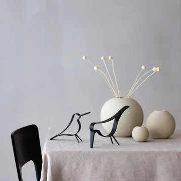 Woody Bird medium - Svartbetsad ek - Cooee Design