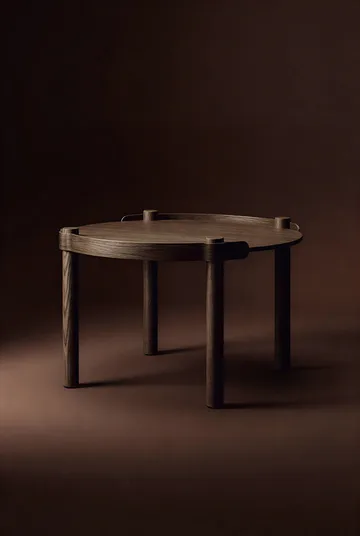 Woody bord Ø80 cm - Mörkbetsad ek - Cooee Design