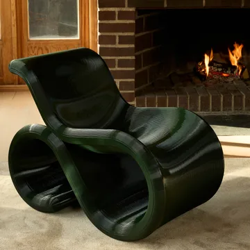 Éclair chair loungestol - Nori - Crème Atelier