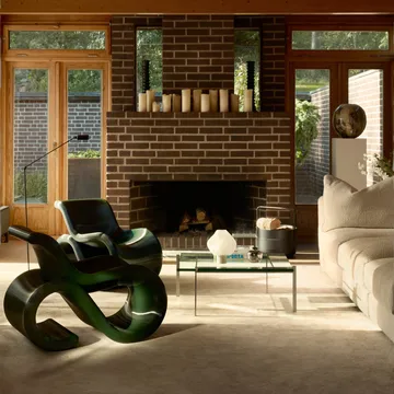Éclair chair loungestol - Nori - Crème Atelier