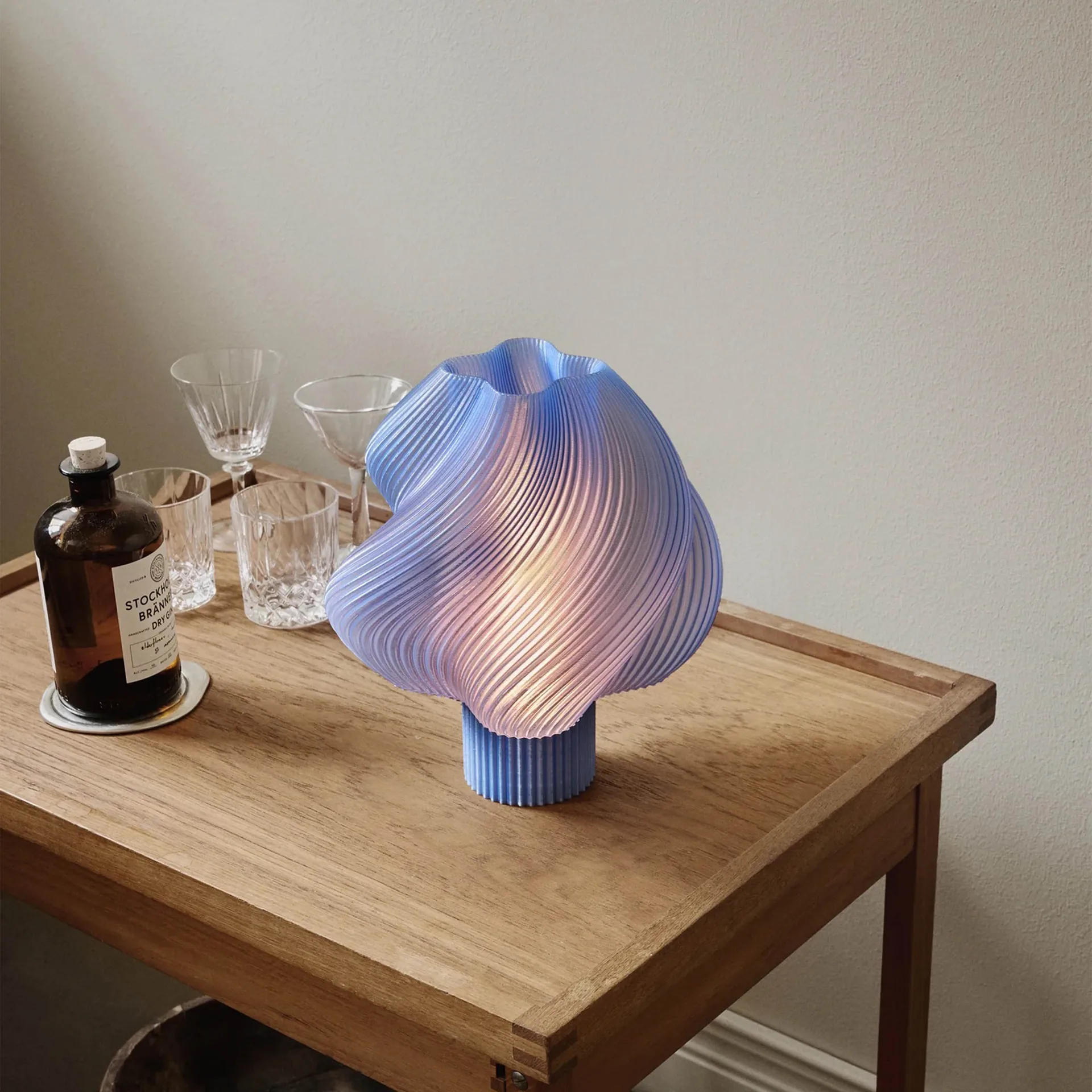 Soft Serve bordslampa, Blueberry sorbet, Regular, 26 cm Crème Atelier