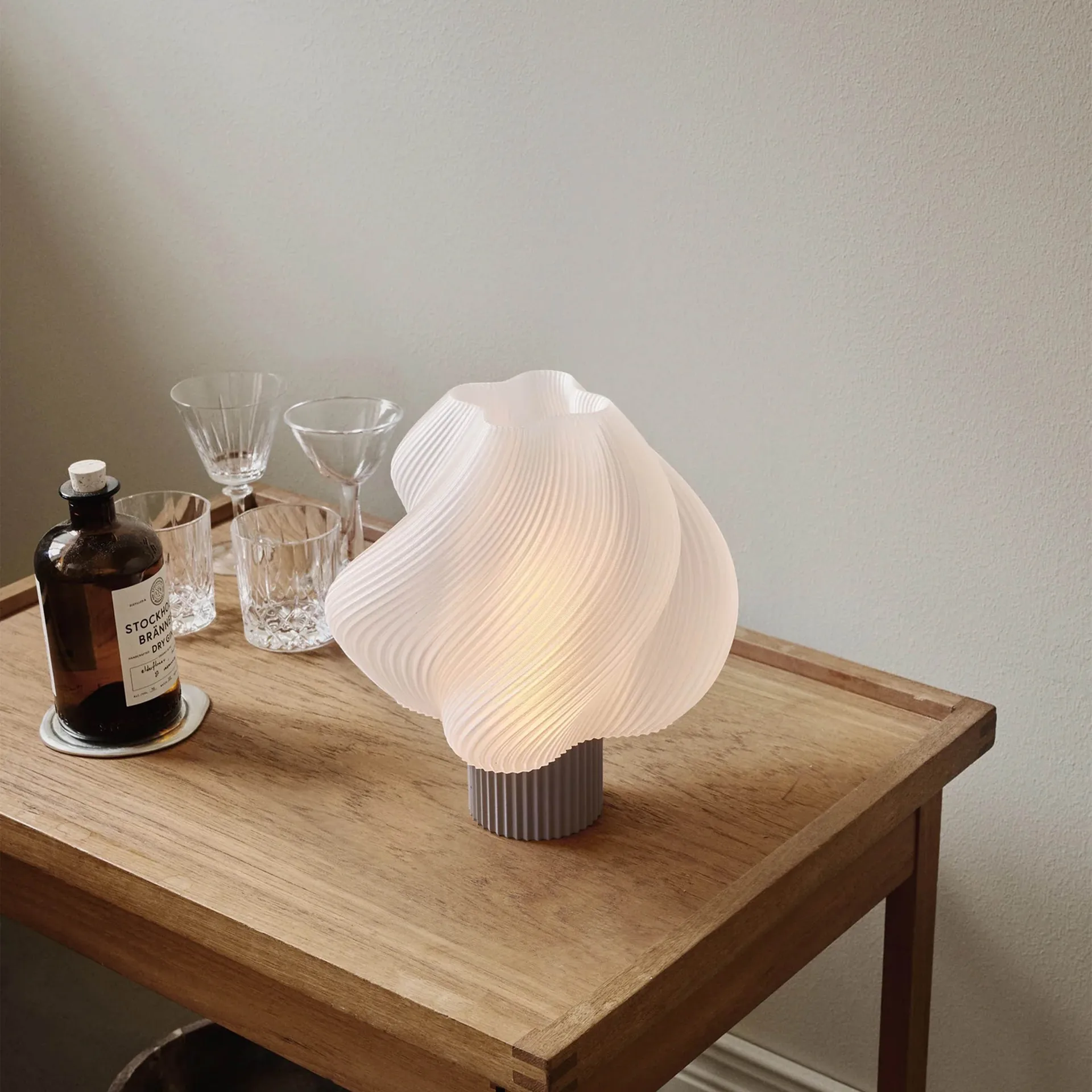 Soft Serve bordslampa, Mocha, Regular, 26 cm Crème Atelier