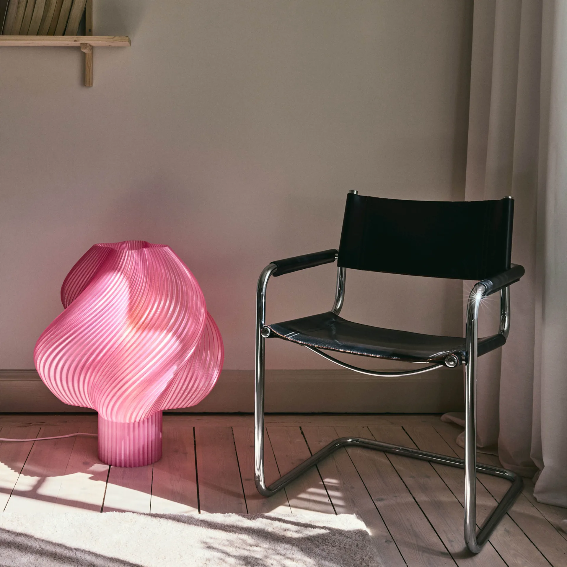 Soft Serve golvlampa, Rose Sorbet, Mega, 63 cm Crème Atelier