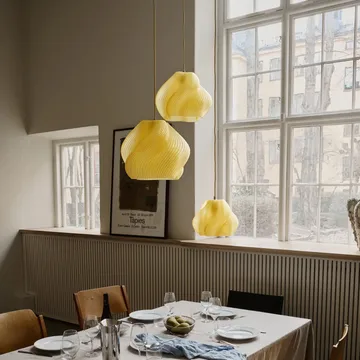 Soft Serve pendel - Limoncello sorbet-brass, 01, 20 cm - Crème Atelier