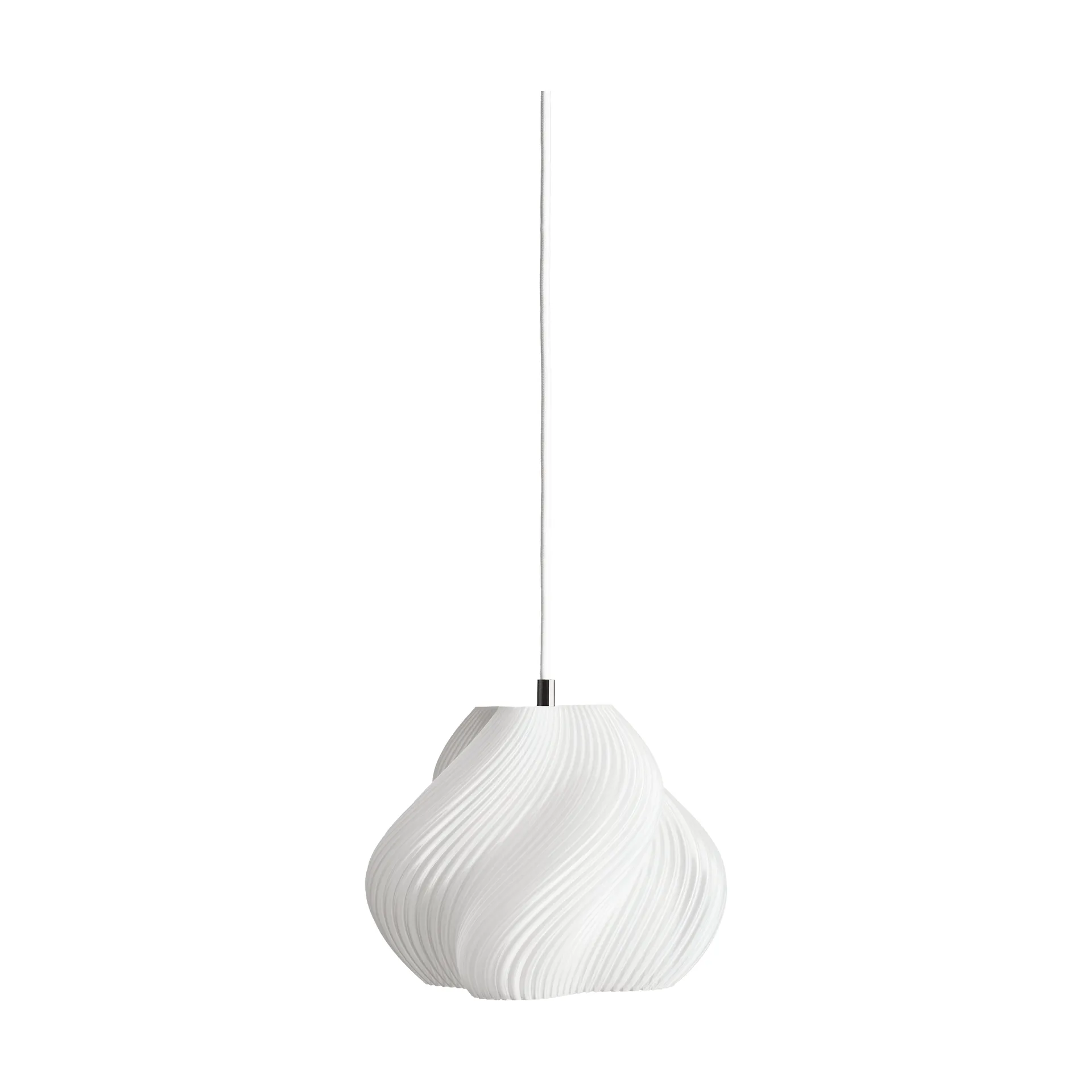 Soft Serve pendel, White-brass, 01, 20 cm Crème Atelier