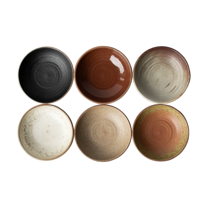 Bowl skål Ø9 cm 6-pack - Multi - DBKD