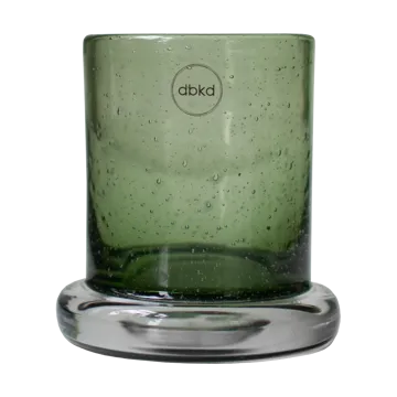 Bubble ljuslykta Ø10 cm - Green - DBKD