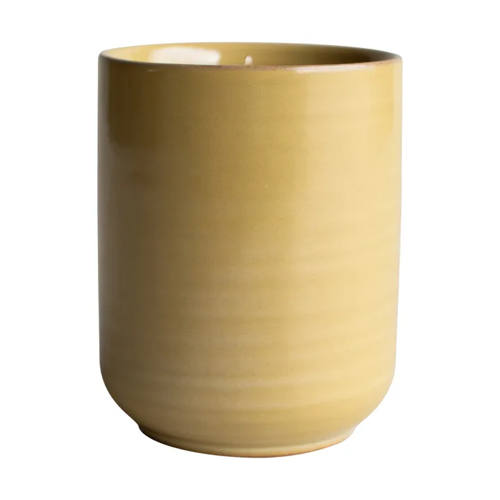 Burn doftljus 60 h - Shiny yellow - DBKD