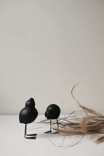 DBKD Swedish Birds påskdekoration 2-pack - Black - DBKD
