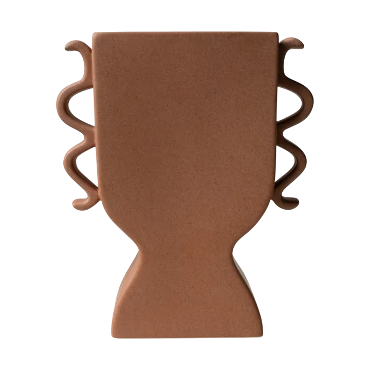 Flat vas 25 cm - Terracotta - DBKD