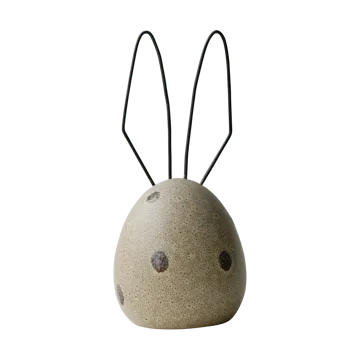 Hare påskdekoration H18 cm - Beige dot - DBKD
