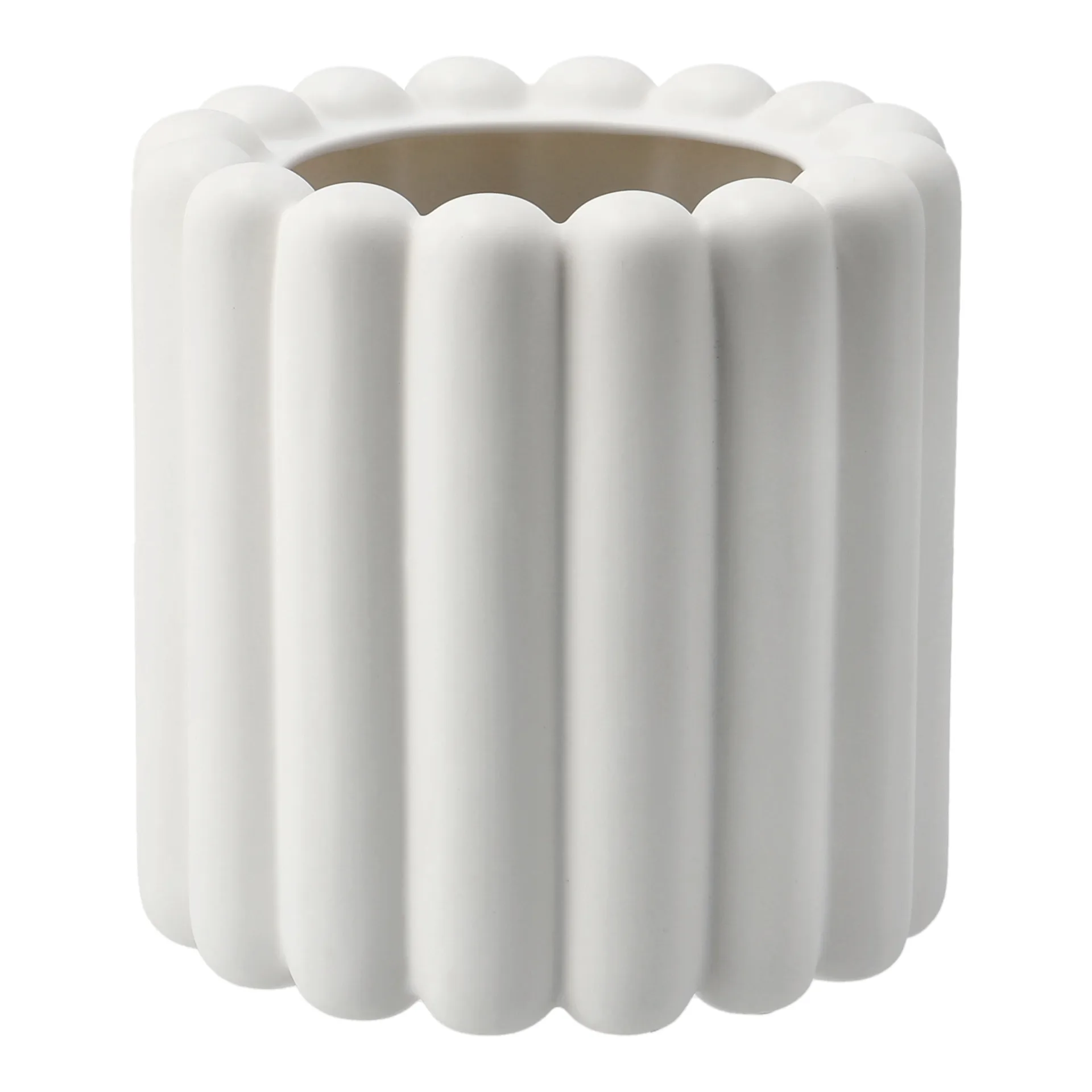 Mist kruka small Ø19x19 cm, White DBKD