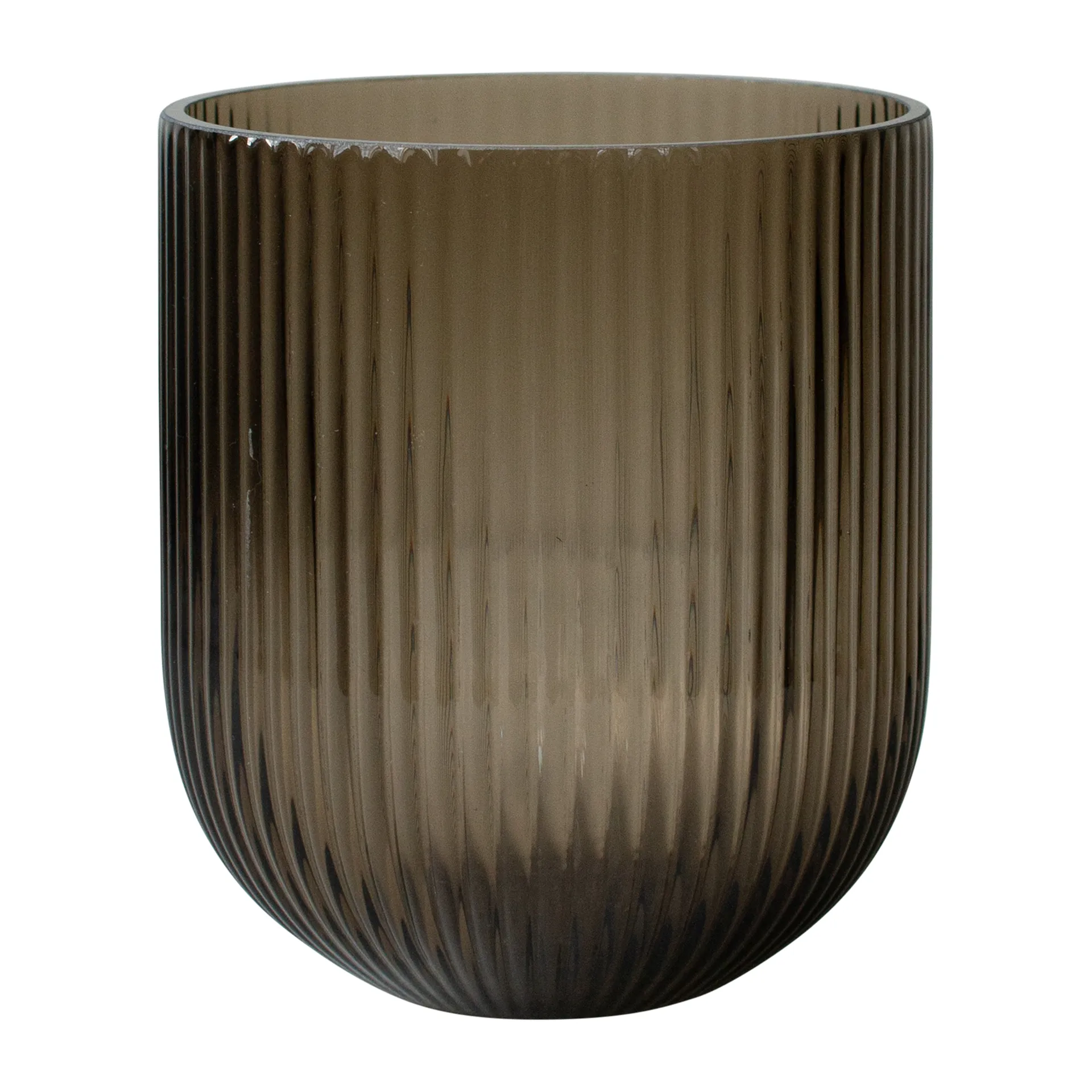 Simple Stripe glasvas brown, Medium DBKD