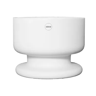 Soft kruka vit Ø15 cm, Liten DBKD