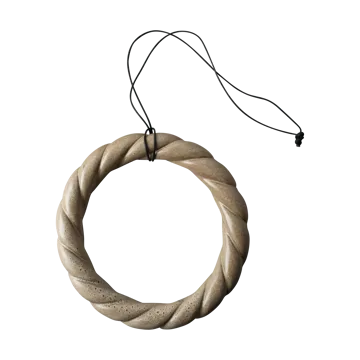 Twine krans Ø27 cm - Beige - DBKD