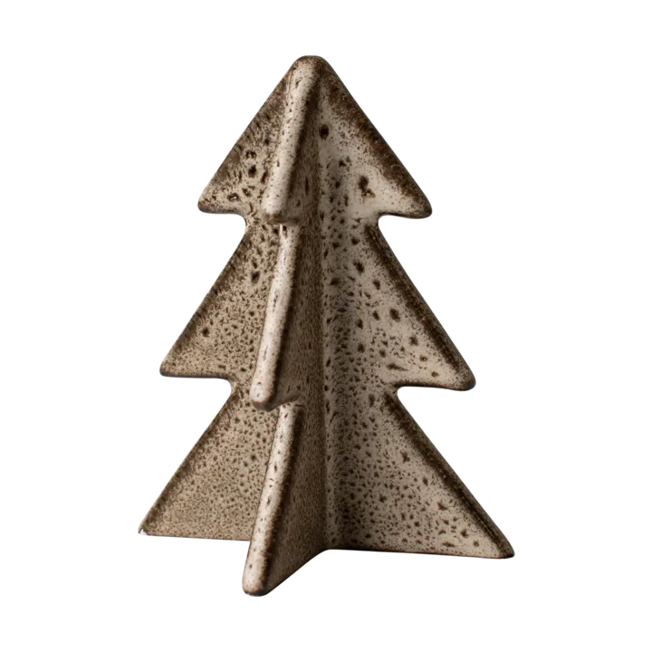 Winter tree dekoration - Beige, 9,5 cm - DBKD