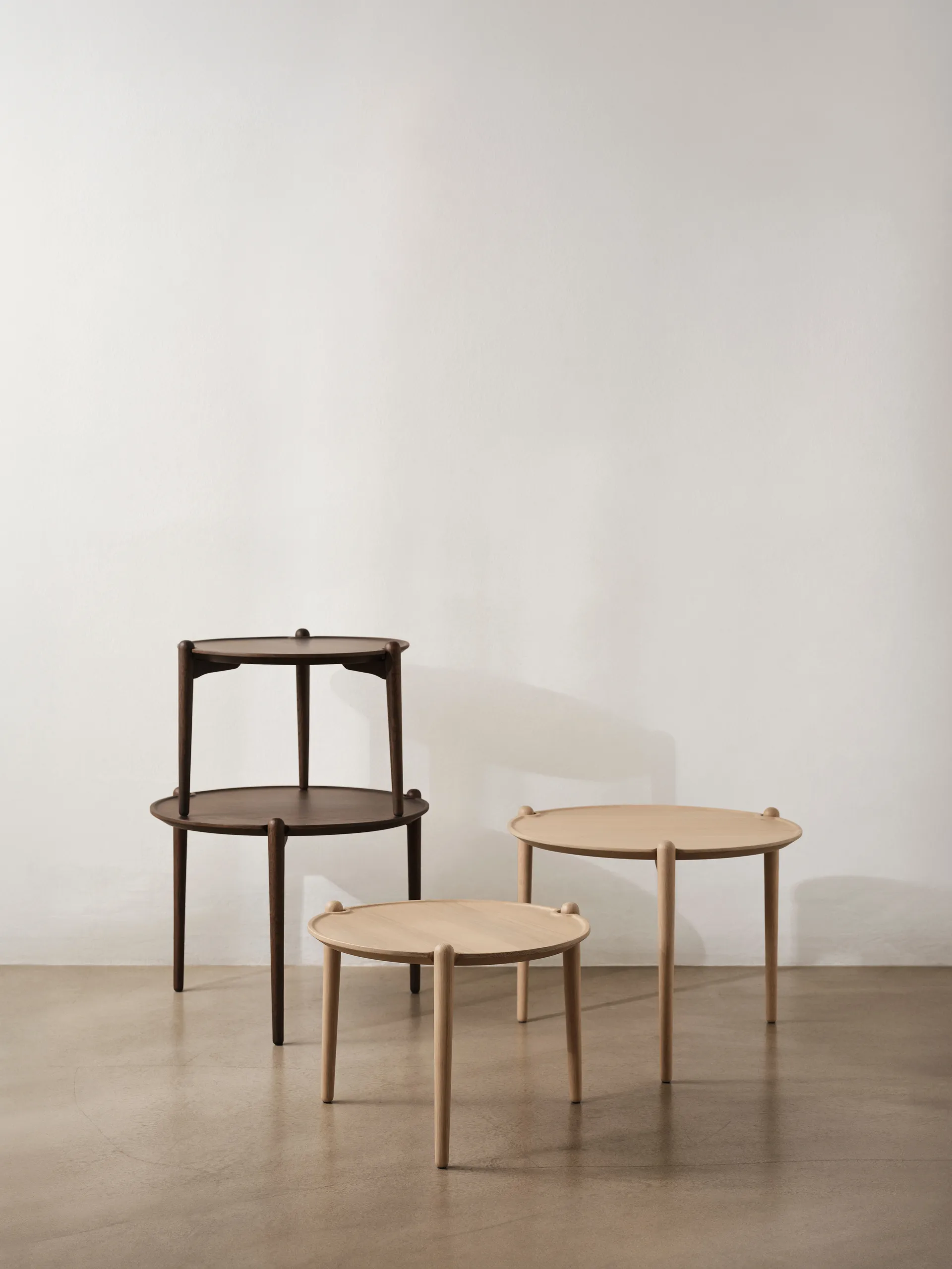 Aria soffbord, Dark oak, Ø60x46 cm Design House Stockholm