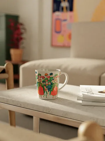 August mugg med handtag 40 cl - White - Design House Stockholm