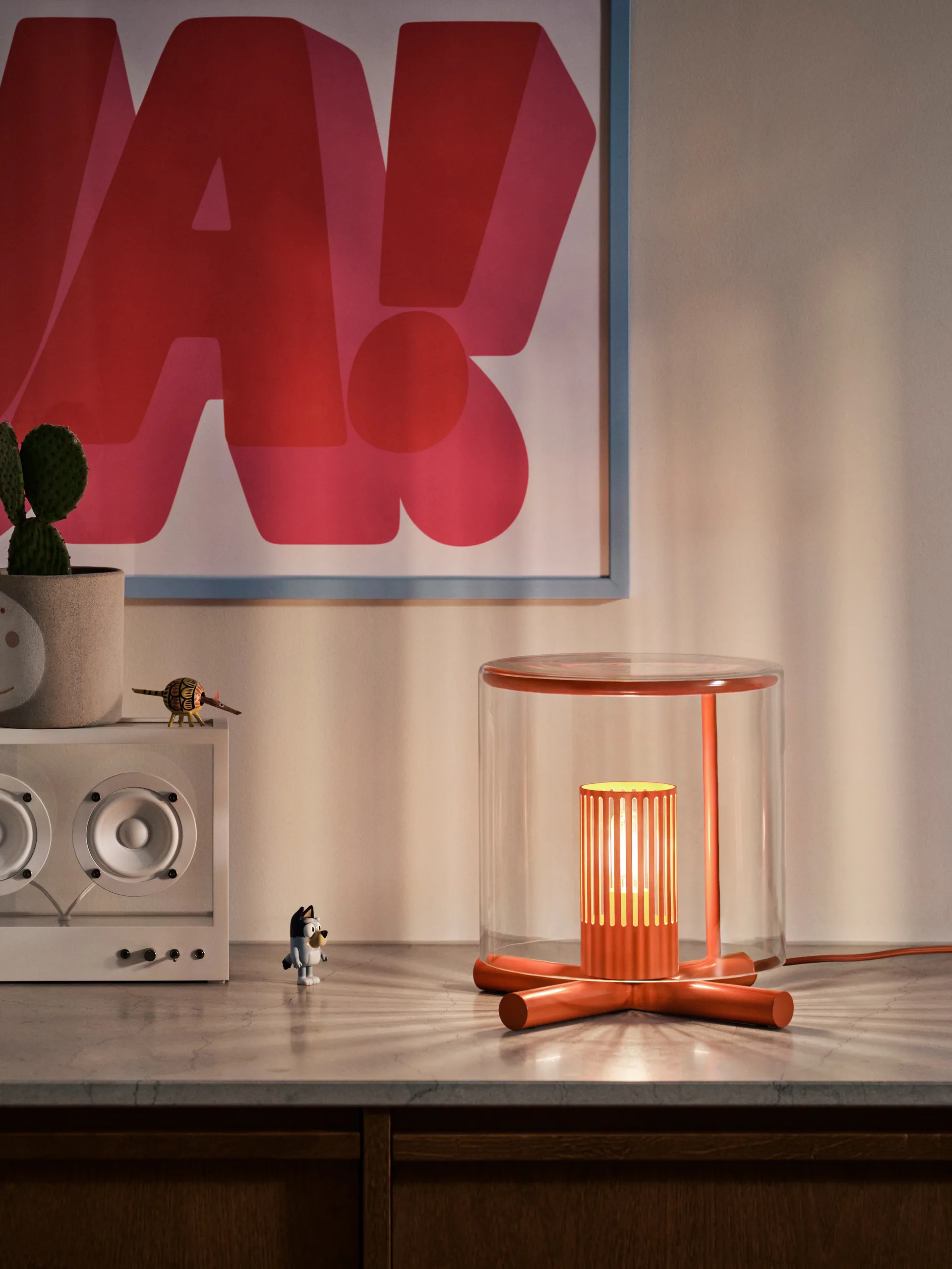 Fire Place bordslampa, Red Design House Stockholm