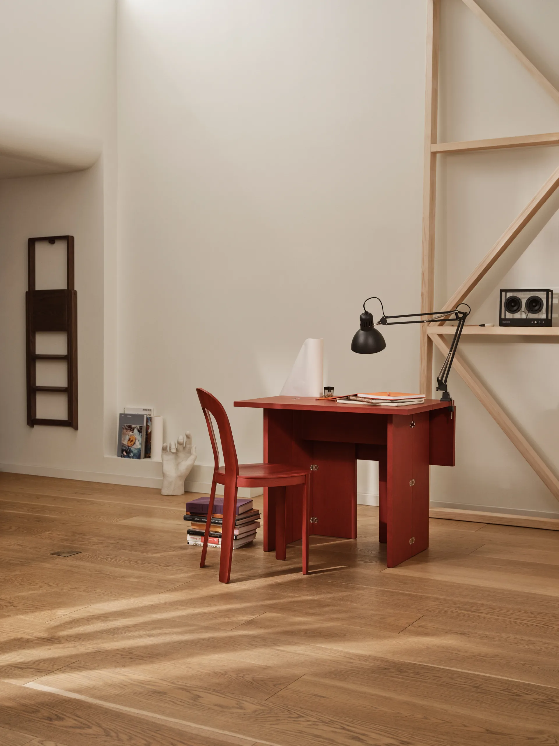 Flip bord, Red, 90 cm Design House Stockholm