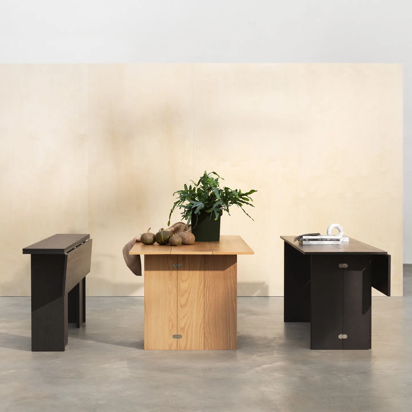 Flip bord, Svart 90 cm Design House Stockholm