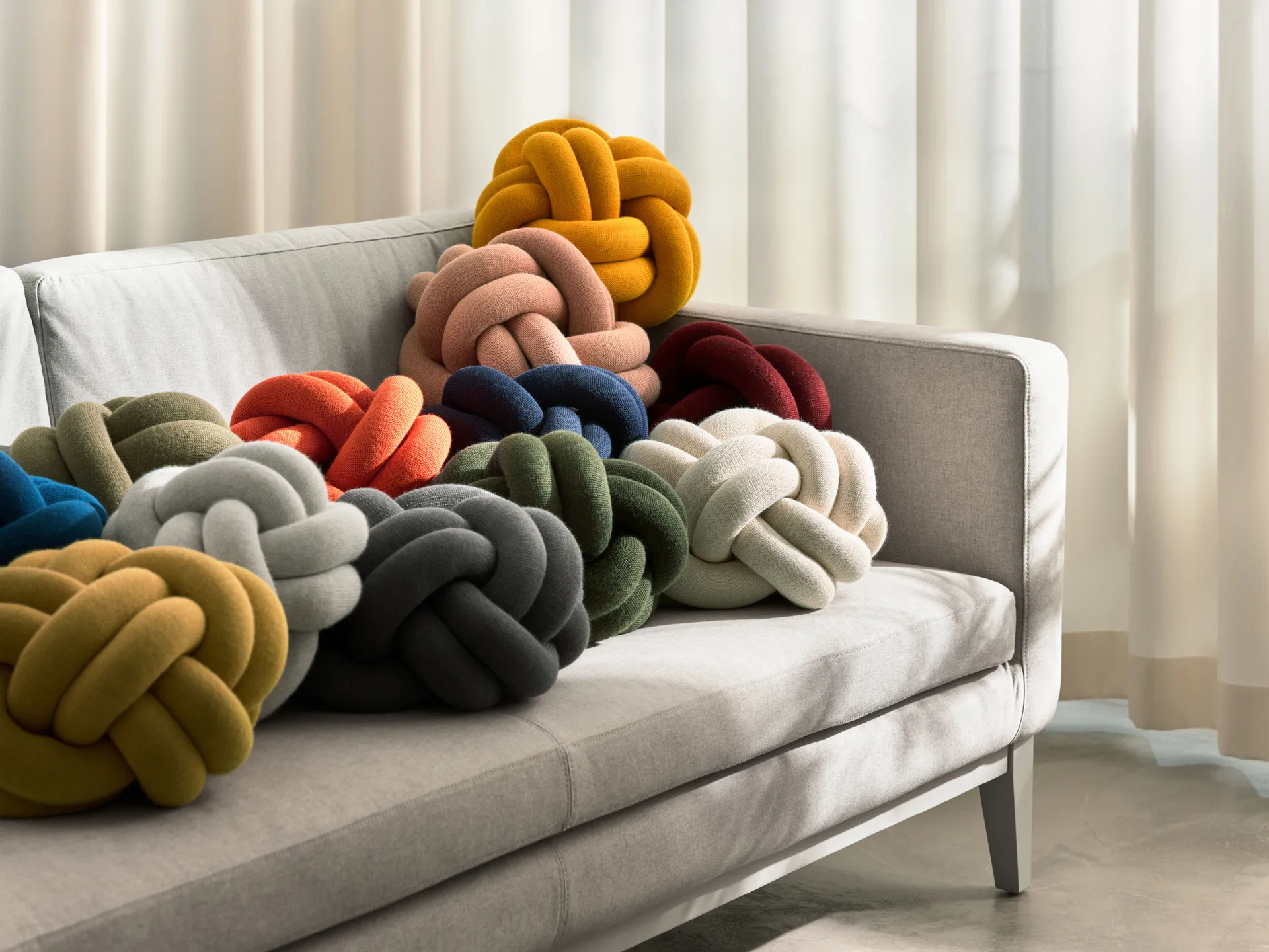 Knot kudde, Dusty pink Design House Stockholm