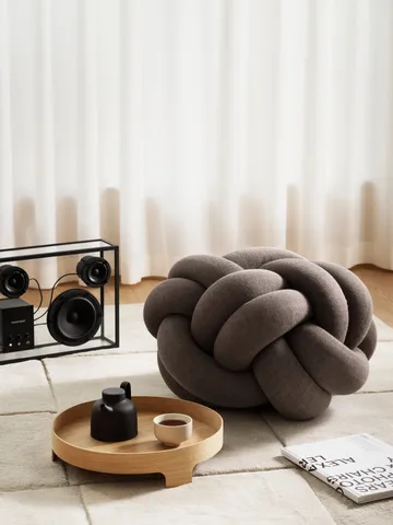 Knot kudde M - Brown - Design House Stockholm