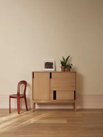 Layer sideboard - Ek, 120x110, med ben - Design House Stockholm