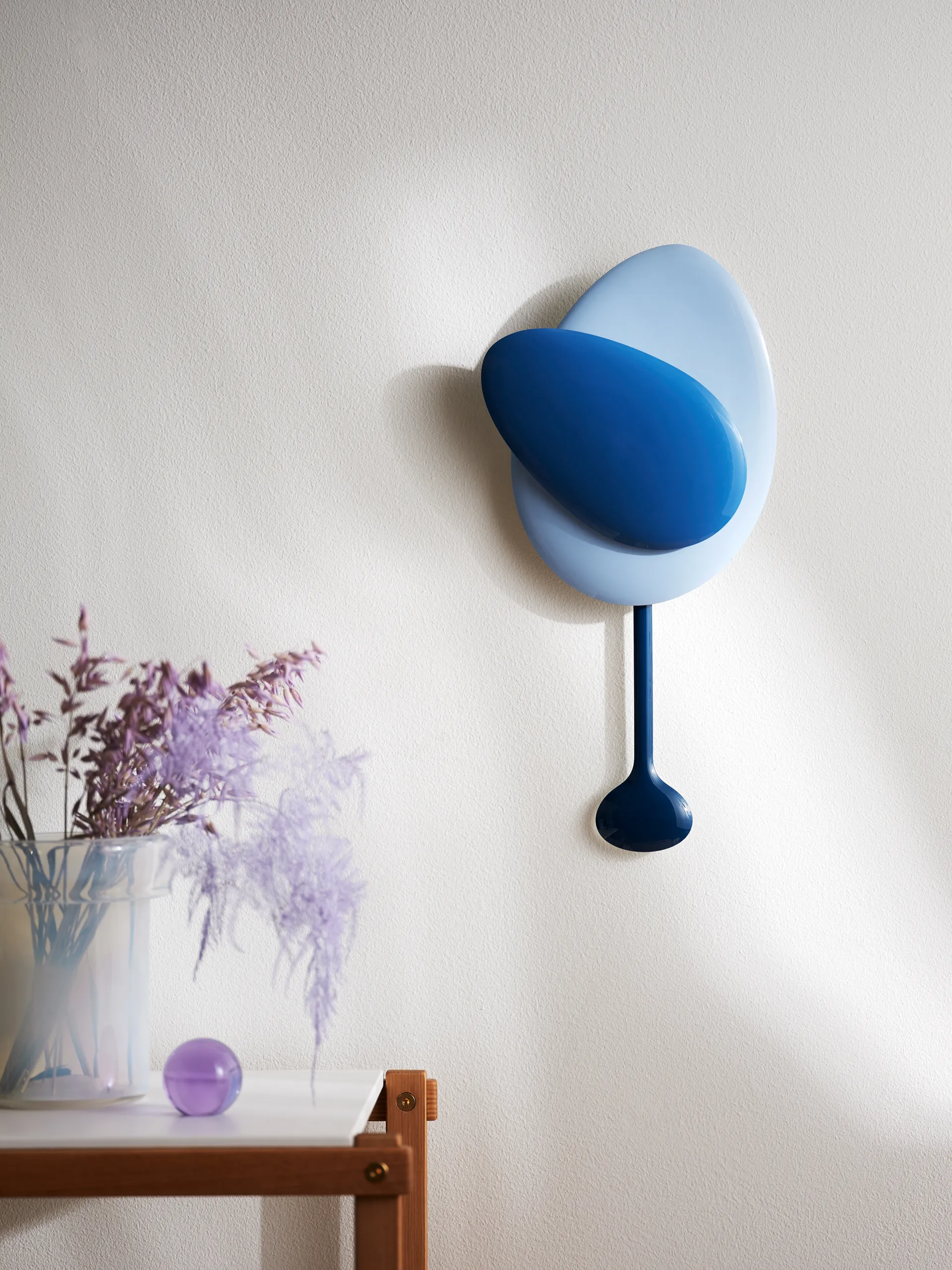 Mellow Clock väggklocka, Blue Design House Stockholm
