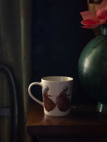 Tant Brun mugg med öra - 40 cl - Design House Stockholm