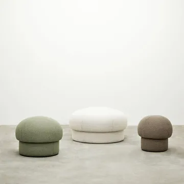 Uno puff Ø94 cm - Cream - Design House Stockholm