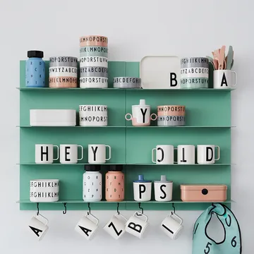 Breakfast Dinner Lunch skål 3-pack - Grön - Design Letters