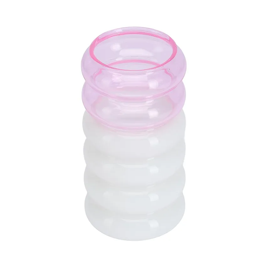 Bubble 2-i-1 vas och ljusstake 13,5 cm, Pink Design Letters