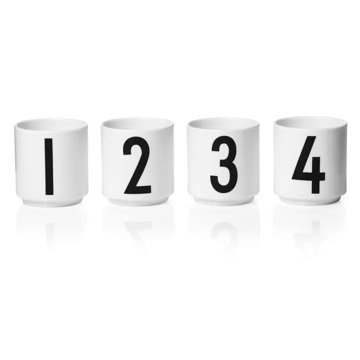 Design Letters espressokopp 4-pack - 4-pack - Design Letters
