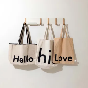 Design Letters Tote bag väska - Love-beige - Design Letters