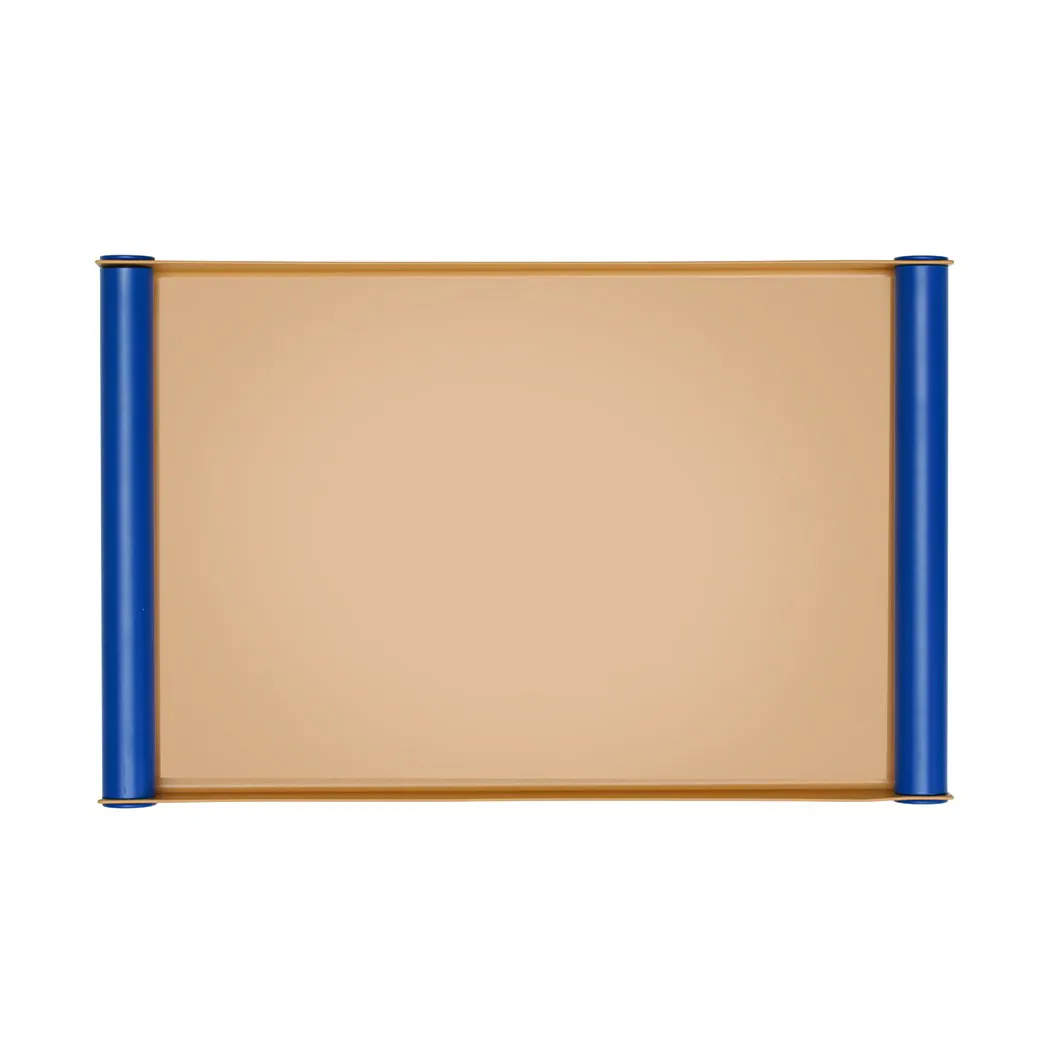 Ray serveringsbricka large, Beige-blue Design Letters