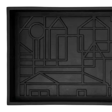 Dixie gummimatta med kant - Villastad, 36x85 cm - Dixie