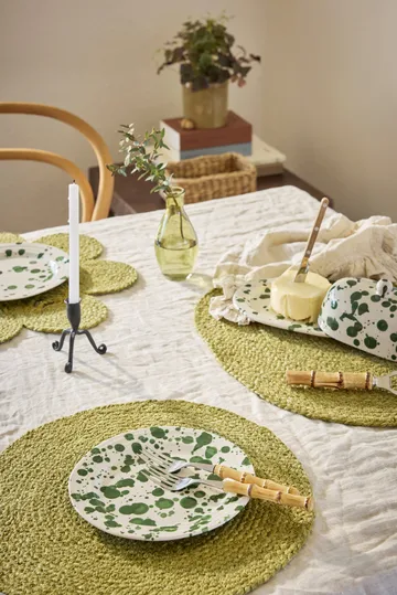 Elin bordstablett oval - Avocado - Dixie