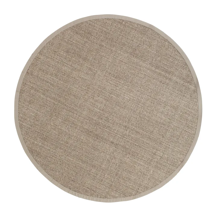 Jenny Sisal rund matta - Natural grey Ø150 cm - Dixie