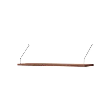 DK3-Royal hyllplan - valnöt olja, inkl 2 hyllbärare i stål, 24cm - dk3