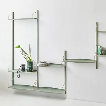 Ultra hyllplan - grön, 2-pack, d.22 cm - dk3